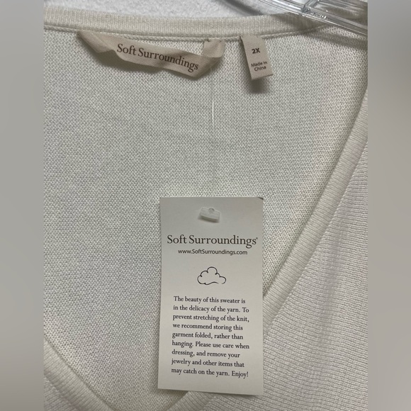 Soft Surroundings Plus Size 2X Sweater - Picture 5 of 6